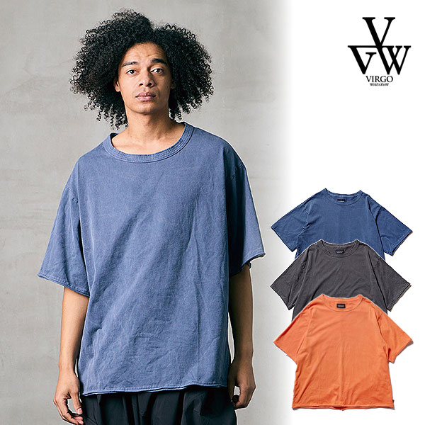 2026 春夏 先行予約 6月〜7月入荷予定 VIRGOwearworks ヴァルゴウェアワークス PIGMENT WASH OVERSIZE TEE Tシャツ atftps