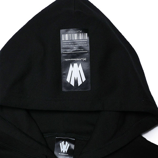 20％OFF SALE セール W by VIRGOwearworks ダブリューバイヴァルゴウェアワークス Warp logo zip hoodie atftps_9