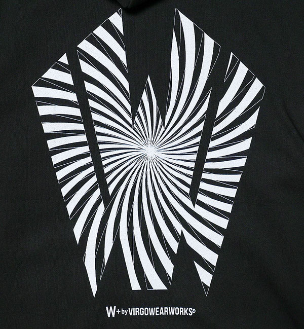20％OFF SALE セール W by VIRGOwearworks ダブリューバイヴァルゴウェアワークス Warp logo zip hoodie atftps_12