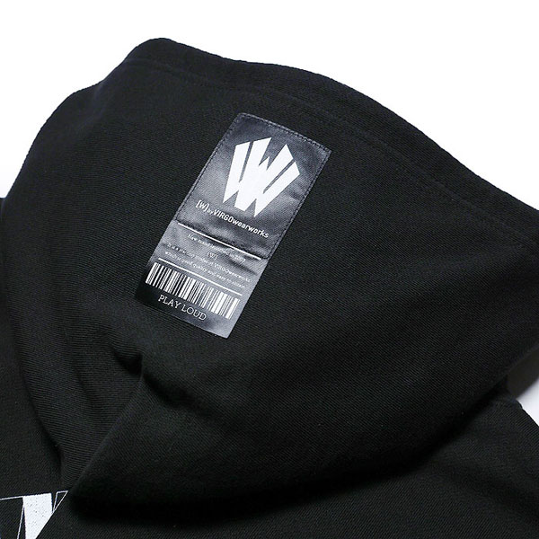 20％OFF SALE セール W by VIRGOwearworks ダブリューバイヴァルゴウェアワークス Warp logo zip hoodie atftps_13