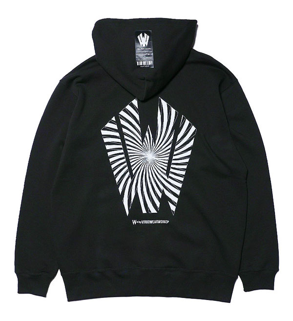 20％OFF SALE セール W by VIRGOwearworks ダブリューバイヴァルゴウェアワークス Warp logo zip hoodie atftps_17