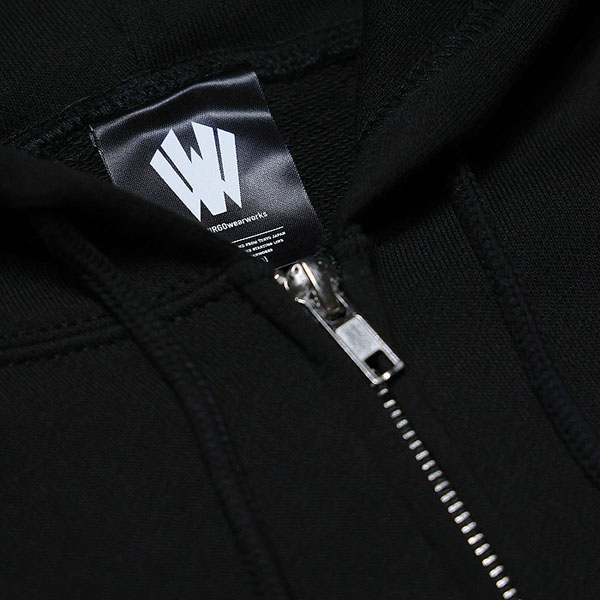 20％OFF SALE セール W by VIRGOwearworks ダブリューバイヴァルゴウェアワークス Warp logo zip hoodie atftps_7