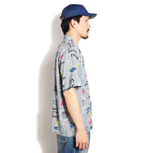 WEIRDO ウィアード SEXY? - S/S SHIRTS メンズ シャツ 半袖シャツ 総柄