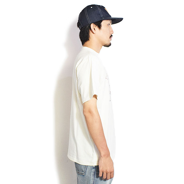 WEIRDO ウィアード BEACH FINK - S/S T-SHIRTS -WHITE- メンズ Tシャツ 半袖 グラフィックTシャツ アメカジ 送料無料 atftps