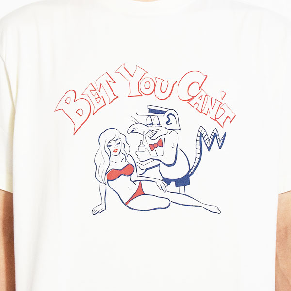 WEIRDO ウィアード BEACH FINK - S/S T-SHIRTS -WHITE- メンズ Tシャツ 半袖 グラフィックTシャツ アメカジ 送料無料 atftps