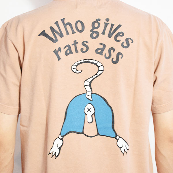 WEIRDO ウィアード RATS ASS - S/S T-SHIRTS -ORANGE- メンズ Tシャツ 半袖 グラフィックTシャツ アメカジ 送料無料 atftps