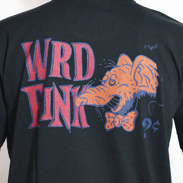 WEIRDO ウィアード WRD FINK - S/S HENRY T-SHIRTS -BLACK- メンズ Tシャツ 半袖 ヘンリーネックTシャツ アメカジ atftps
