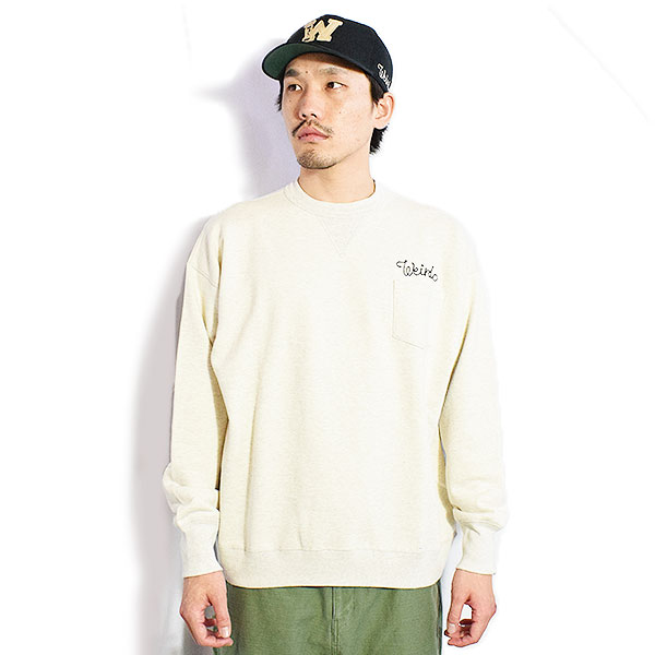 WEIRDO ウィアード WRD FINK - CREW NECK SWEAT メンズ スウェット トレーナー 裏毛スウェット アメカジ 送料無料 atftps_1