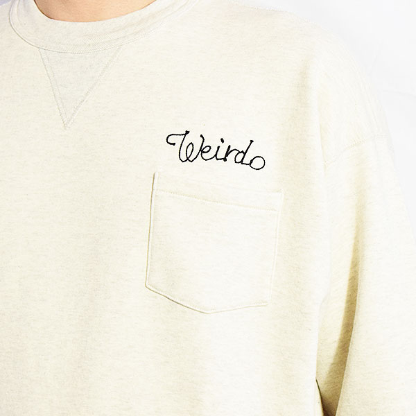 WEIRDO ウィアード WRD FINK - CREW NECK SWEAT メンズ スウェット トレーナー 裏毛スウェット アメカジ 送料無料 atftps_3