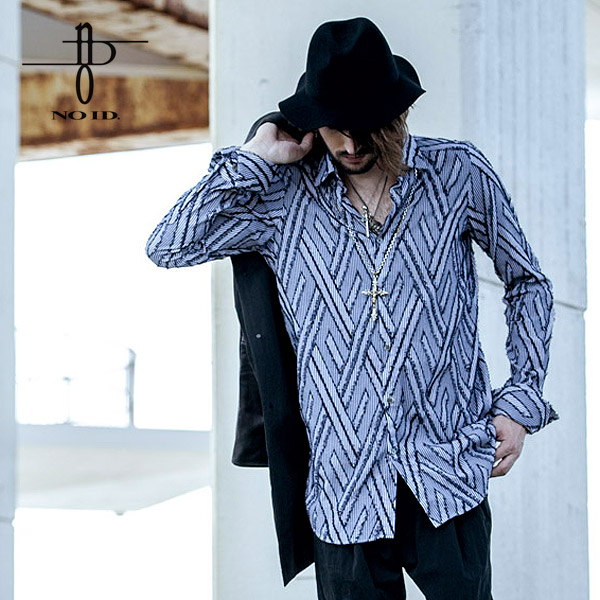 30 Off Sale セール No Id Black ノーアイディー フリンジjqストライプロングシャツ メンズ シャツ 送料無料 ストリート Atftpsの通販はau Pay マーケット Artif アーティフ