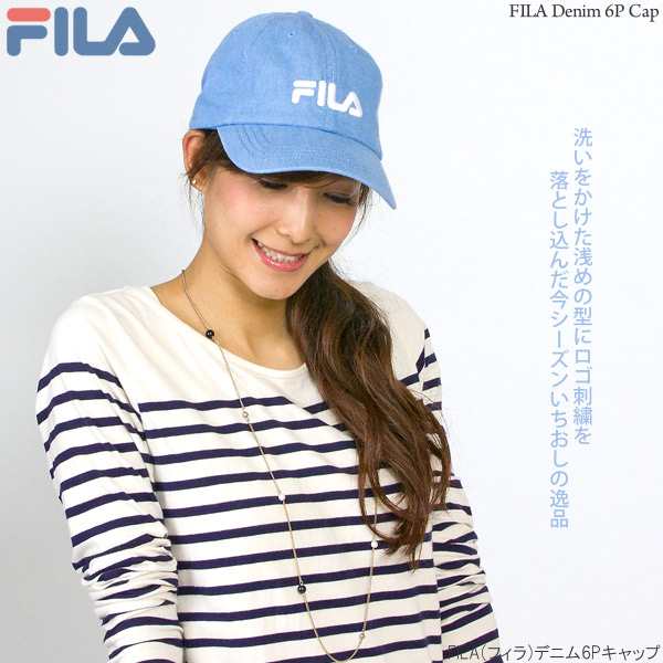 FILA デニムキャップ - キャップ