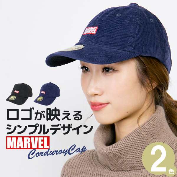 キャップ 帽子 [メール便可] 帽子 メンズ レディース 6パネル ローキャップ 秋冬 アメコミ CAP / MARVELコーデュロイキャップの通販はau  PAY マーケット - 帽子屋Zaction☆帽子＆ヘアバンド☆