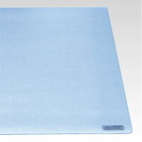 デスクマット 透明 下敷き付き おしゃれ 1.8mm厚 720×1050mm コピーレス クラウン CR-CW5R-LGR 文字が転写しにくい 再生PVC テーブルマット 学習机