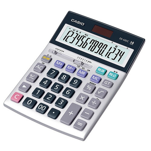 本格実務電卓 オフィス機器 電卓 電子辞書 電卓 カシオ DS-40DC 4549526611704の通販は