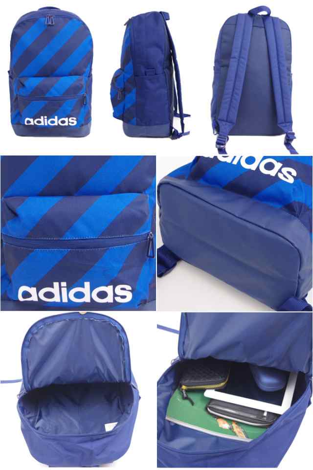 Adidas アディダス リュック リニアロゴストライプ リュックサック バックパック メンズ レディース 全3色 Fkp43 の通販はau Pay マーケット Zakka Green