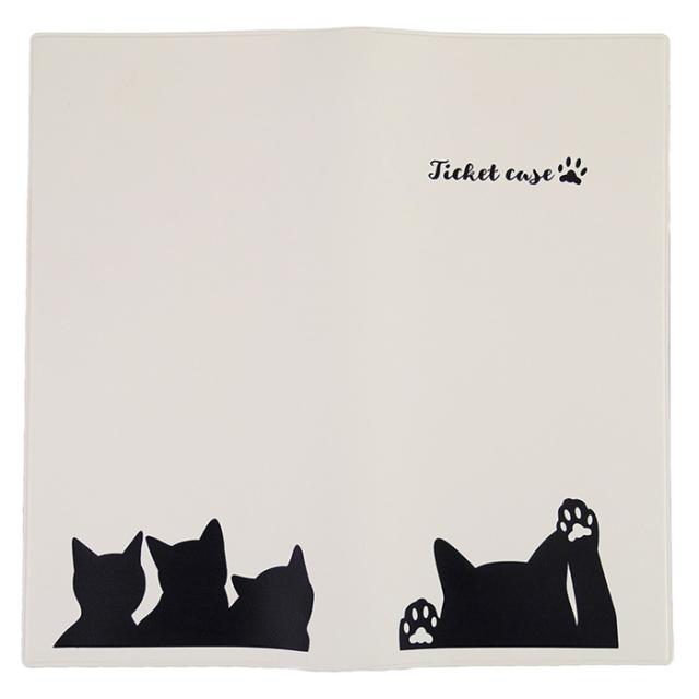 メール便 パスポートケース かわいい チケットケース ネコ レディース パスポートカバー ホワイト Appv 900 貴重品入の通販はau Pay マーケット Zakka Green