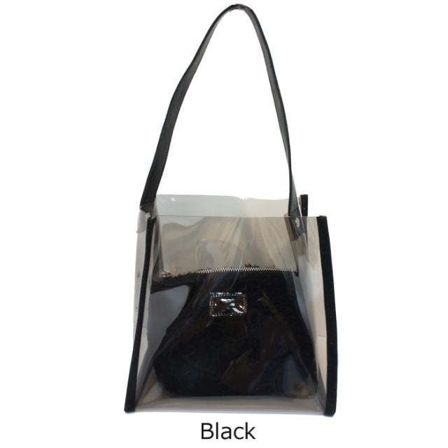 クリアバッグ ショルダー おしゃれ レディース Edie Tokyo エディートウキョウ Suede Pvc Bag Jane の通販はau Pay マーケット Zakka Green