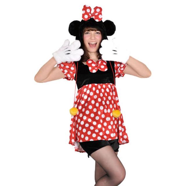 ハロウィン コスプレ ディズニー 衣装 大人 仮装 モコモコ ミニーマウス ディズニーランド コスチューム ハロウイン イベントの通販はau Pay マーケット Zakka Green