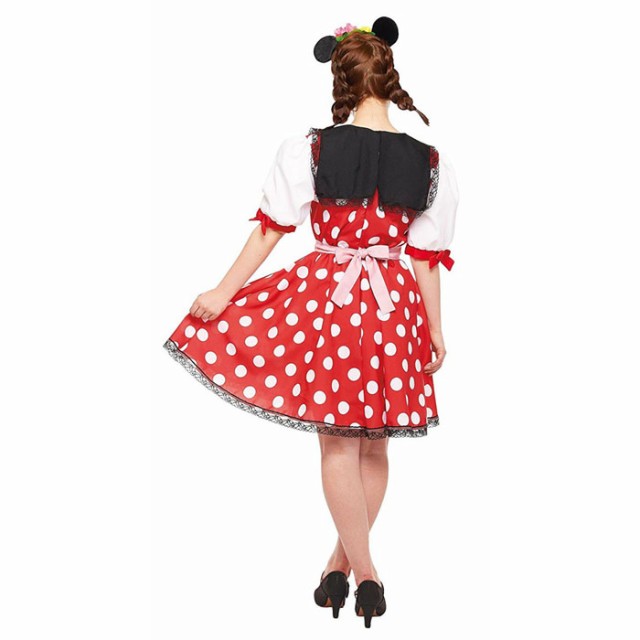 コスプレ ミニーマウス チロリアン Minnie ハロウィン ディズニー 衣装 キャラクター 大人 レディース 仮の通販はau Pay マーケット Zakka Green