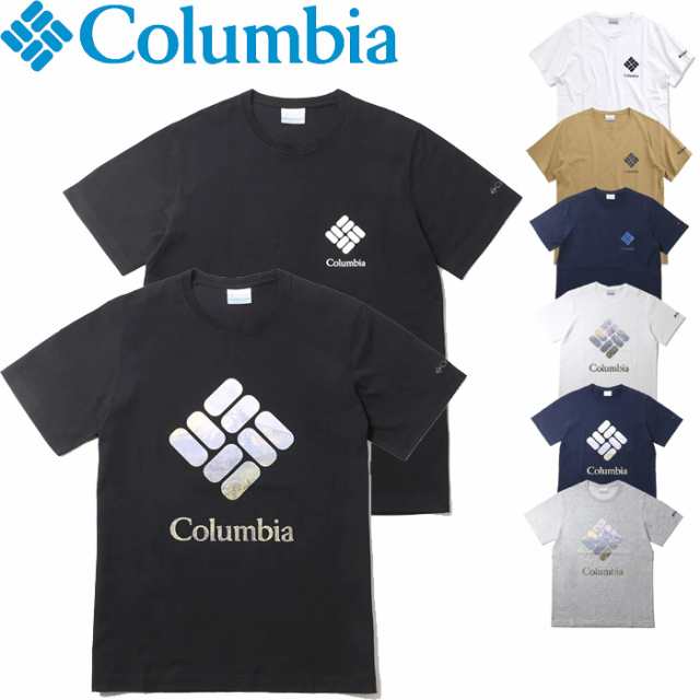 メール便 Columbia コロンビア Tシャツ メンズ 半袖 ロゴ ブランド ロゴt Taku Fork Short Sleの通販はau Pay マーケット Zakka Green