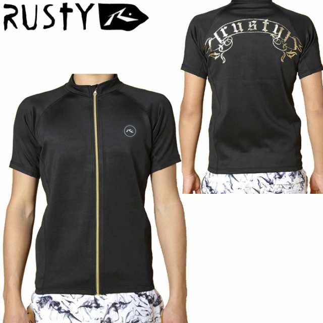 メール便 ラッシュガード メンズ 半袖 Rusty ラスティ Tシャツラッシュガード 水着 男性用 スイムウエアの通販はau Pay マーケット Zakka Green