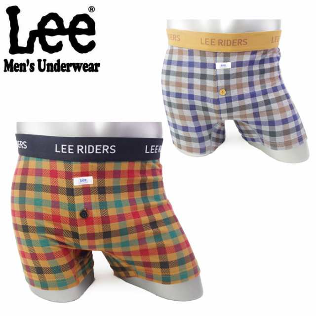 メール便 Lee ボクサーパンツ メンズ おしゃれ パンツ メンズ下着 アンダーウェア ブロックチェック柄 全2色 M L Lの通販はau Pay マーケット Zakka Green