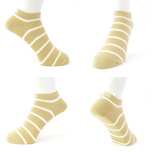 メール便 Lee リー 靴下 レディース 3足セット ソックス くるぶしソックス おしゃれ スニーカーソックス ボーダー 23の通販はau Pay マーケット Zakka Green