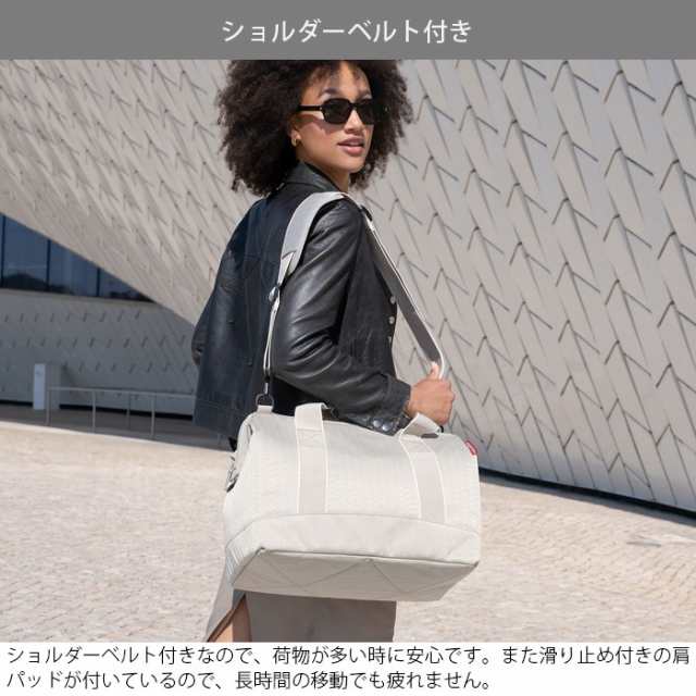 ボストンバッグ レディース 旅行 バッグ 18L ライゼンタール ALLROUNDER M reisenthel トラベルバッグ ショルダーベルト付き がま口 旅行バッグ 1泊 2泊 メンズ おしゃれ 大きく開く ジムバッグ カバンの通販は