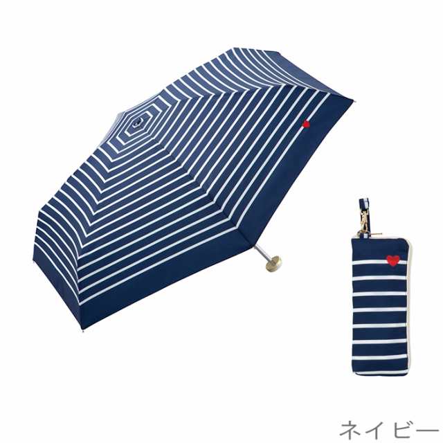 折りたたみ傘 レディース おしゃれ 50cm 傘 雨傘 w.p.c ジッパー