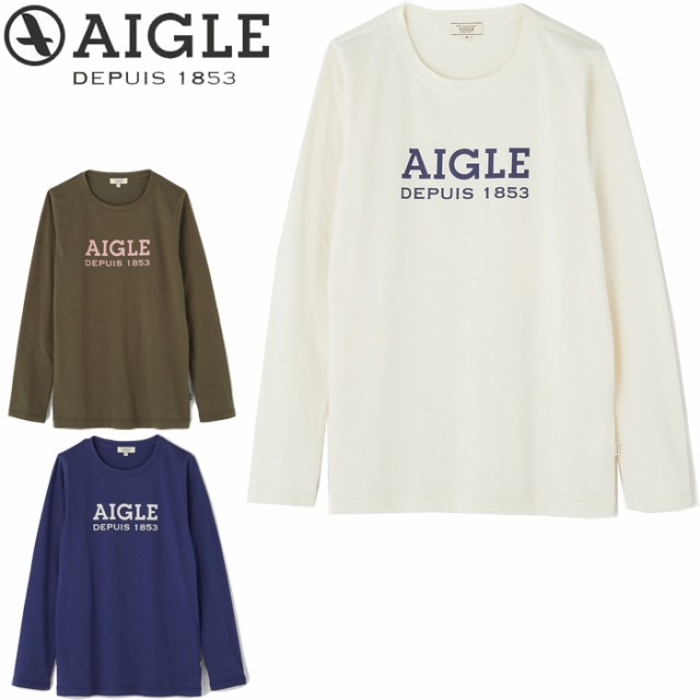 くすみ水色 【新品未使用タグ付】AIGLE エーグル 長袖 吸水速乾シャツ