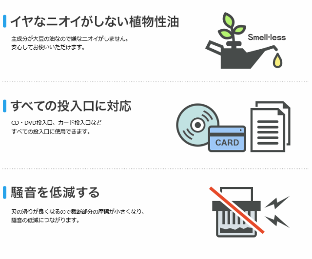 シュレッダー メンテナンスオイル 切れ味 キープ 静音化 潤滑油 Psd Cd1 の通販はau Pay マーケット サンワダイレクト