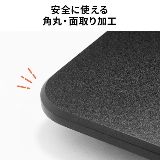 スタンディングデスク リフトアップデスク 卓上 バネ圧昇降 幅67cm モニターアーム取付対応 高さ調整4.5〜40.5cm 作業台[100-MR219BK]_12