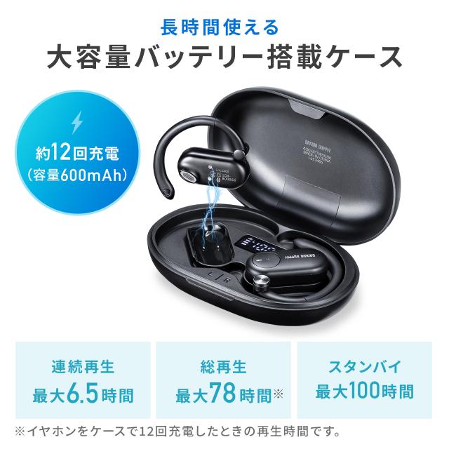 AIヘッドセット Bluetooth ワイヤレスイヤホン オープンイヤー オープンイヤー型 ワイヤレスイヤホン Bluetooth5.4 IPX5 防水 空気