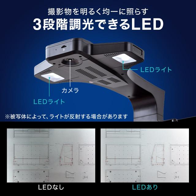 書画カメラ USB 1600万画素 OCR対応 A3サイズ撮影 4K動画録画 Amazon