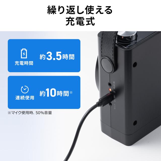 拡声器 ハンズフリースライドドア ポータブル マイク ワイヤレス 有線