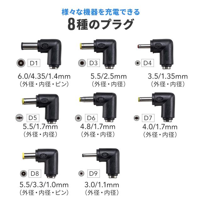 DC12V機器用モバイルバッテリー リン酸鉄リチウムイオン電池 PSE適合品 12000mAh 38.4Wh 低電力機器対応 飛行機内持ち込み可[700-BTL059]_3