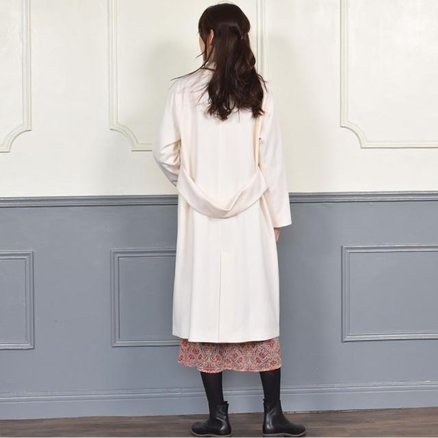 カシミヤ混 チェスターコート ウール ロングコート ビッグコート