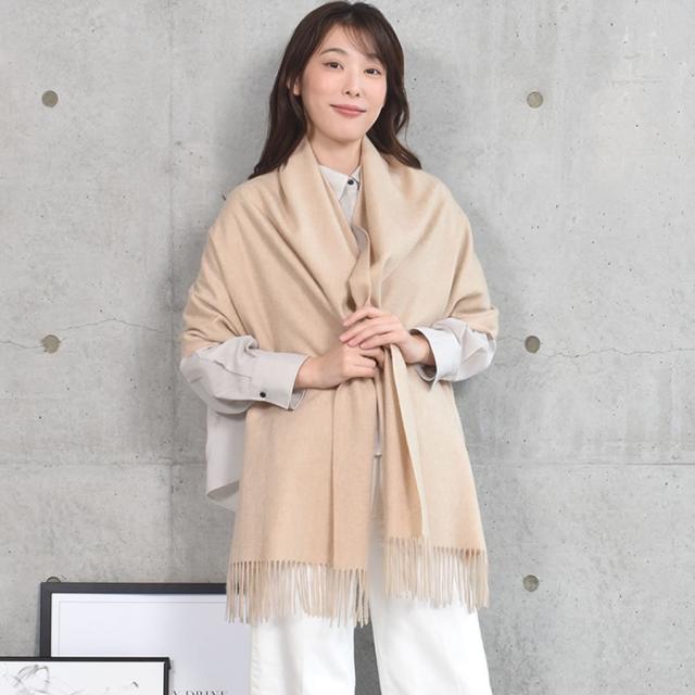 カシミヤ 100% ストール マフラー 大判 厚手 無地 チェック 男女兼用 70cm幅/60cm幅/30cm幅×200cm (チェック ネ