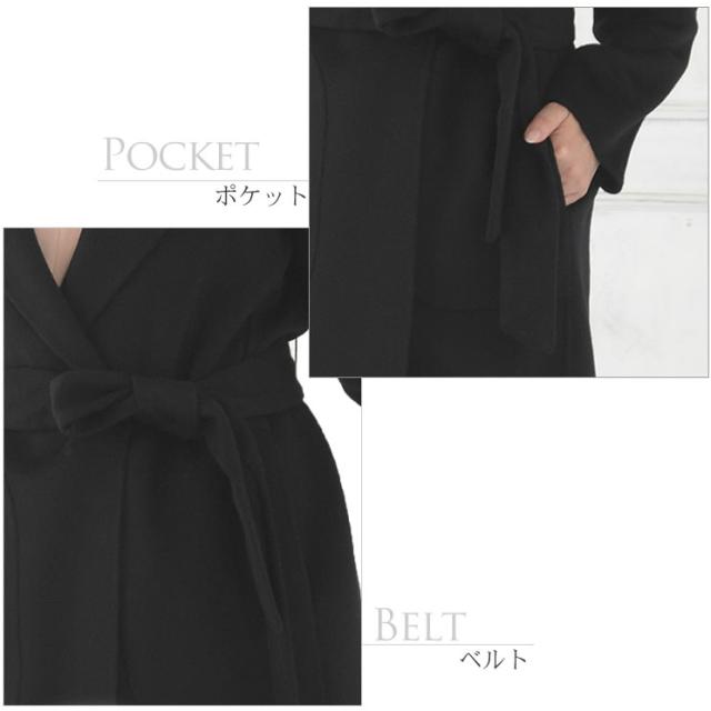 カシミヤ 100% ダブルフェイス フーデッド コート (C3231)の通販はau