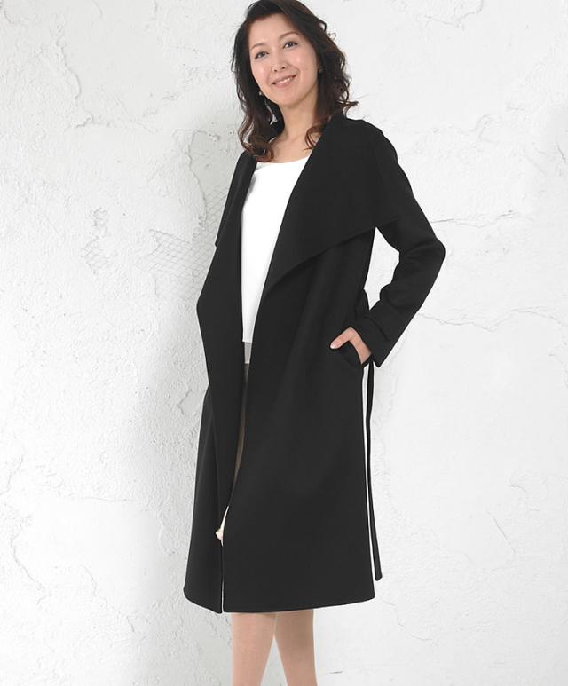 カシミヤ 100% ダブルフェイス ラップ コート (C3232)