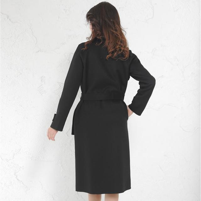 カシミヤ 100% ダブルフェイス ラップ コート (C3232)