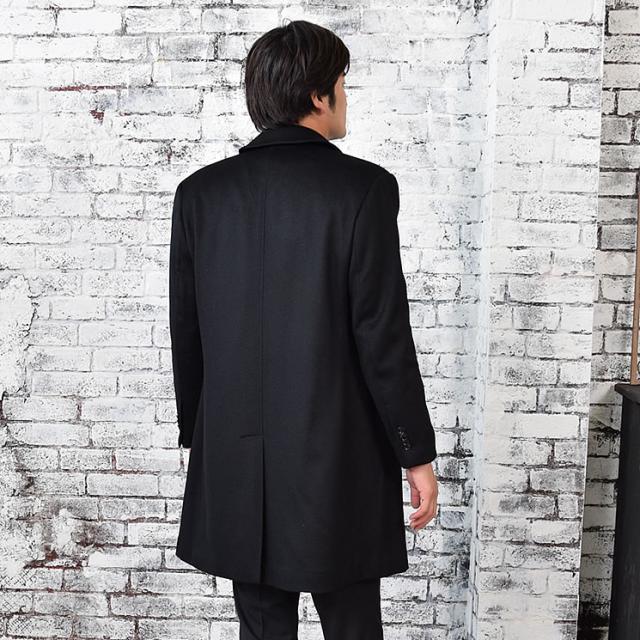 カシミア カシミヤ＆ウール チェスターコート (MCA3121)[Merfirge]の