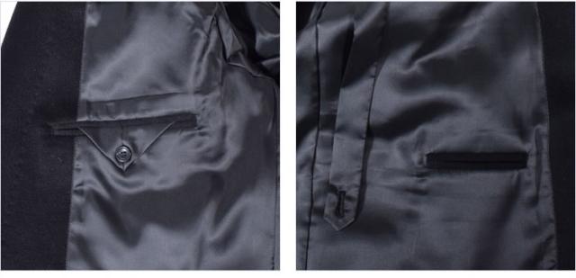 マフラー メンズ カシミヤ カシミア 100％ ダブルジャケット(MS6859)テーラード チェスターコート 紳士用 ビジネス