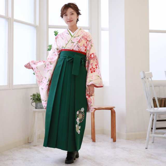 袴 レンタル 卒業式 袴セット 卒業式袴セット2尺袖着物＆袴 フルセット