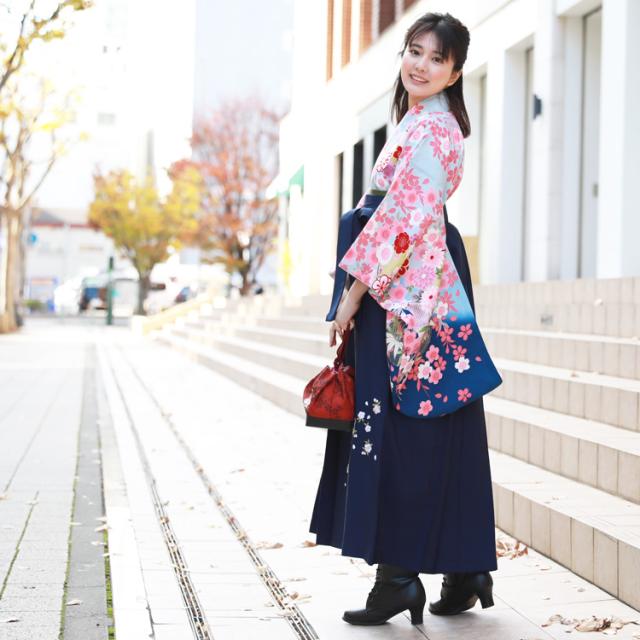 袴 セット 卒業式 レンタル 女 卒業式袴セット2尺袖着物＆袴 フル 