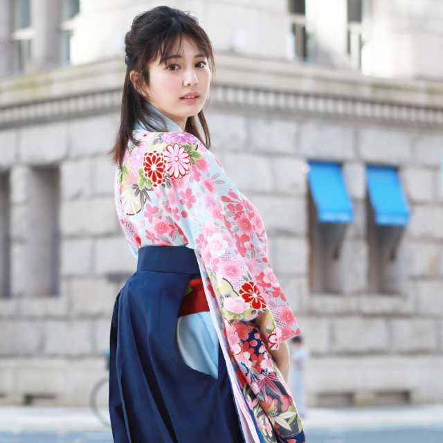 袴 セット 卒業式 レンタル 女 卒業式袴セット2尺袖着物＆袴 フル
