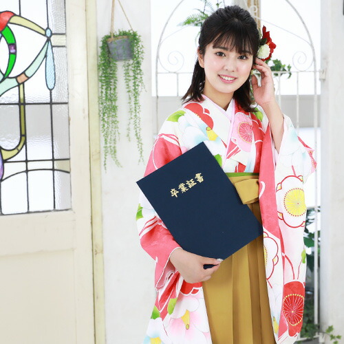 販売】〔zu〕当店オリジナルデザイン 袴 セット 卒業式 女性 4点