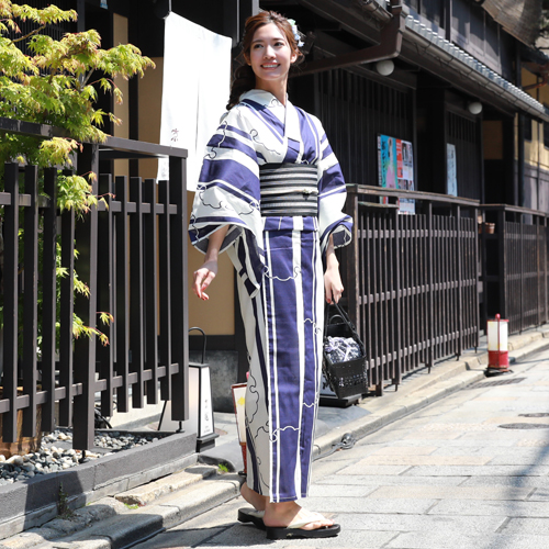 浴衣 セット レトロ 大人 レトロモダン レディース 高級変わり織り綿