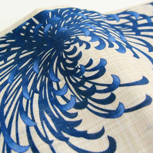 浴衣単品「生成り地に紺乱菊」 浴衣のみ 大人 レトロ レディース の通販は 浴衣単品「生成り地に紺乱菊」 浴衣のみ 大人 レトロ レディース の通販は