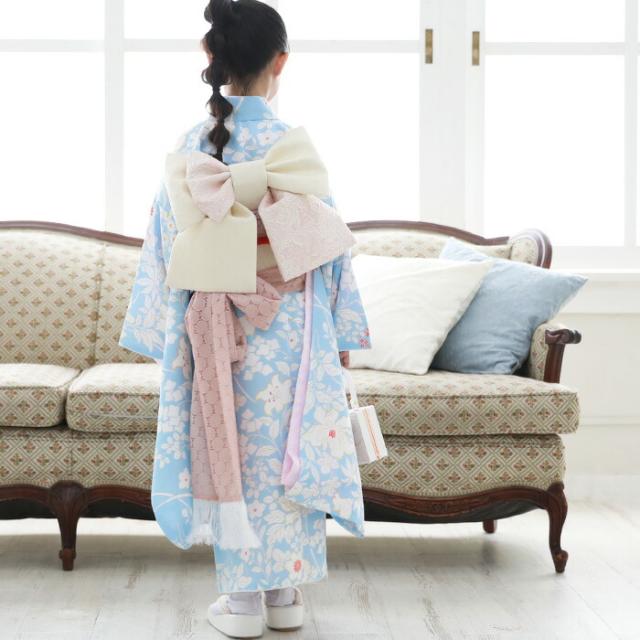 七五三 着物 7歳 レンタルフルセット 四つ身着物23点セットレンタル